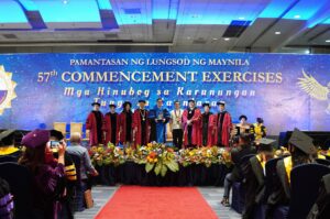 PLM honors Bam Aquino with doctorate for championing Free College Law