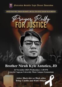 ‘We will not forget’: Fraternity rallies for slain whistleblower in Oro