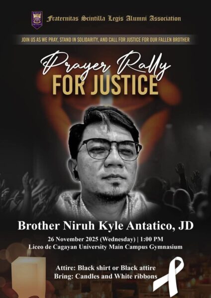 ‘We will not forget’: Fraternity rallies for slain whistleblower in Oro