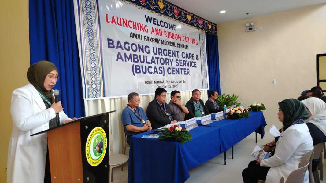 Urgent care center opens in Marawi to decongest hospital