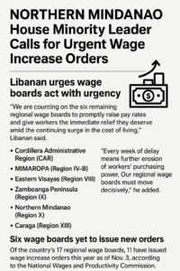 Normin among 6 regions urged to hasten wage hike