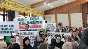 Stakeholders clash over proposed Barmm parliamentary districts