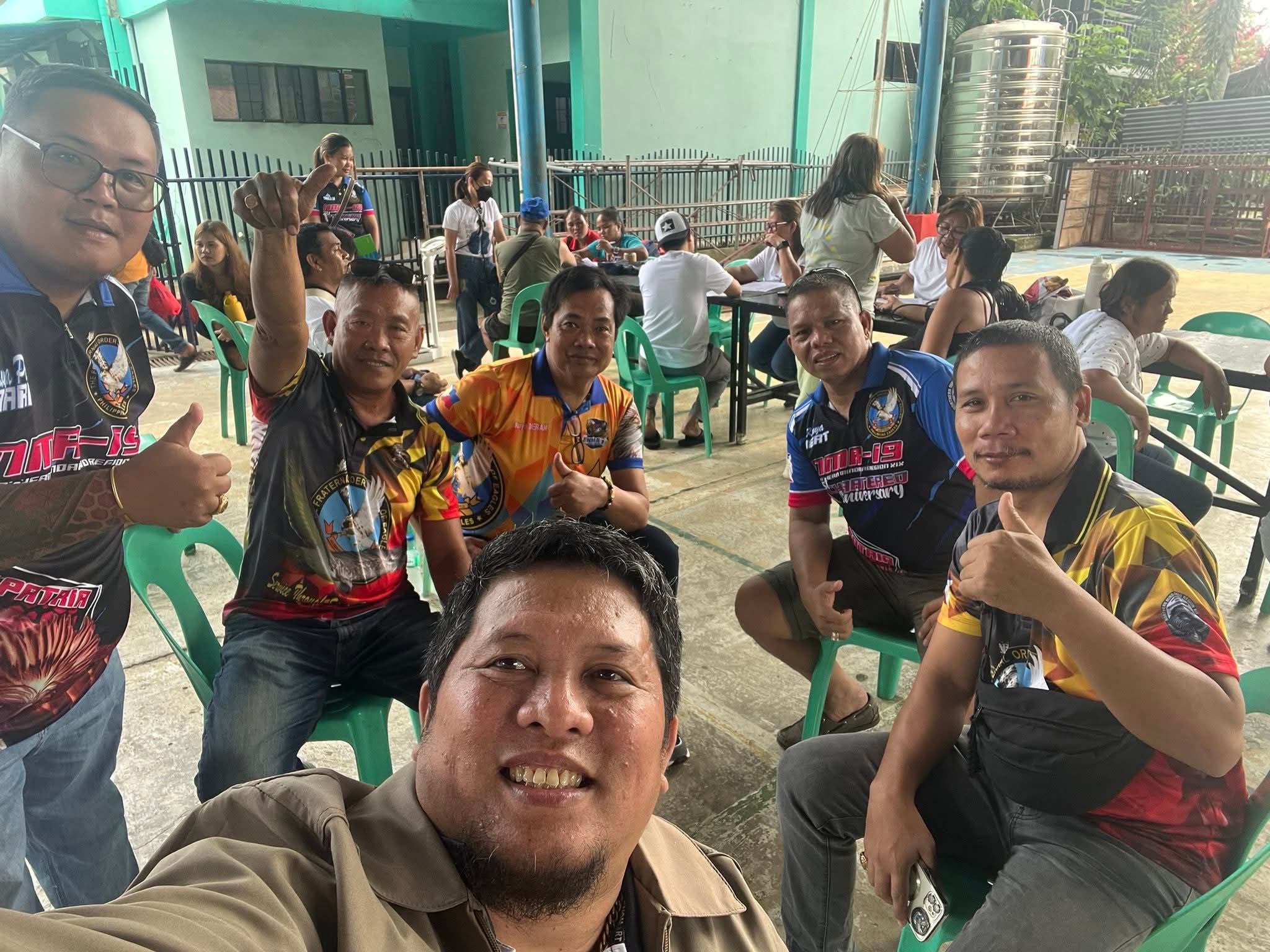 Eagles NMR-19 volunteers and Barangay Tablon officials during the 2026 blood donation drive for NMMC patients