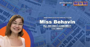 Netnet Camomot, senior columnist for Mindanao Gold Star Daily and author of the Still Brewing column, a prominent media personality in Cagayan de Oro.