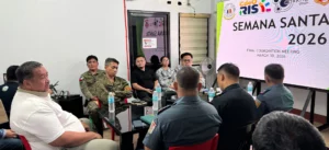 Cagayan de Oro city officials and disaster management personnel meet to discuss public safety protocols and traffic guidelines for the Holy Week 2026 observance.