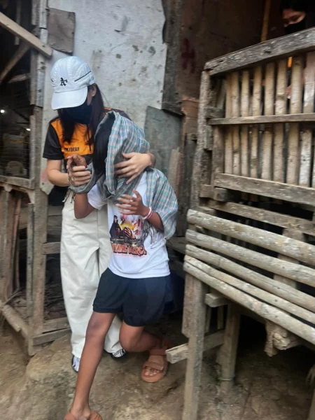 DSWD Region 10 social workers providing immediate care to child victims rescued from online exploitation in Iligan City.