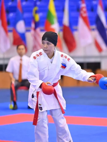 A portrait of 19-year-old Meranaw athlete Princess Juhanifa Minalang, representing the strength of women in sports and the Bangsamoro community during International Women's Month.