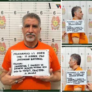 Bureau of Immigration and 1st Infantry Division personnel arresting a Jordanian national in Pagadian City for immigration violations on March 2.