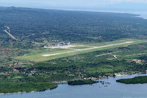 Heavy vehicle traffic and parking area at Laguindingan Airport in Misamis Oriental, Northern Mindanao.