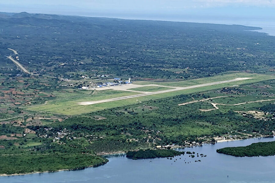 Heavy vehicle traffic and parking area at Laguindingan Airport in Misamis Oriental, Northern Mindanao.