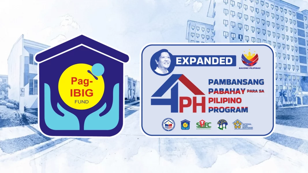 Logo of the Pag-IBIG Fund alongside the official branding for the Expanded Pambansang Pabahay para sa Pilipino (4PH) Program