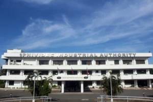 The PHIVIDEC Industrial Authority Administration Building in Tagoloan, Misamis Oriental, which will host the lease signing with Newly Weds Foods Australia for a new P339-million manufacturing facility.
