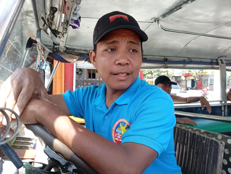 Patag Liner jeepney driver Richard Berallo discussing the impact of fuel price hikes in Cagayan de Oro.