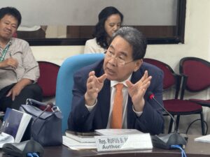 Rep. Rufus Rodriguez speaking at the House Committee on Justice hearing regarding the Sara Duterte impeachment complaints.