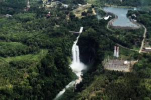 Aerial view of the Agus-Pulangi Hydroelectric Complex, a vital 1,001-megawatt power source in Mindanao currently under review for a multi-billion peso rehabilitation