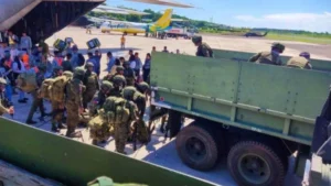 Philippine Army troops and 6th Infantry Division personnel deploying to BARMM hotspots in Maguindanao and Cotabato ahead of the September 14 parliamentary elections.