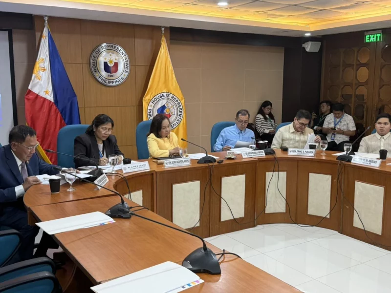 Congresswoman Gloria Macapagal-Arroyo chairing the House Committee on Poverty Alleviation meeting for House Bill 7452 targeting poorest provinces in Mindanao.