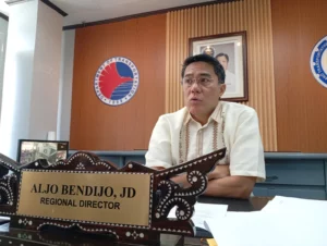A public utility vehicle (PUV) displaying a fare notice in Cagayan de Oro as LTFRB-10 Director Alexes Joseph Bendijo reminds drivers that additional fares must be voluntary during the 2026 fuel price hike.
