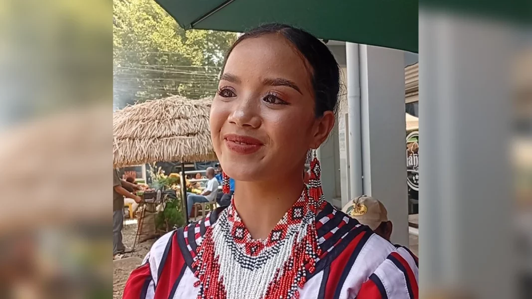 Miss Laga Ta Bukidnon 2026 Ross Lungayan, a proud Talaandig woman, standing resiliently during the Kaamulan Festival 2026 following her pageant victory.