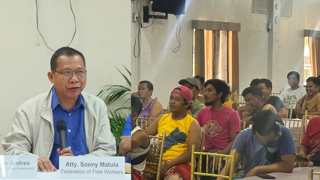 FFW President Atty. Sonny Matula issues a warning regarding the link between low wages and the rise of illegal recruitment into overseas scam hubs and war zones.