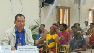 FFW President Atty. Sonny Matula issues a warning regarding the link between low wages and the rise of illegal recruitment into overseas scam hubs and war zones.