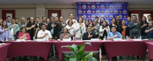 Officials from Pag-IBIG Fund and CHED discussing the P6.3 billion allocation for campus dormitory construction