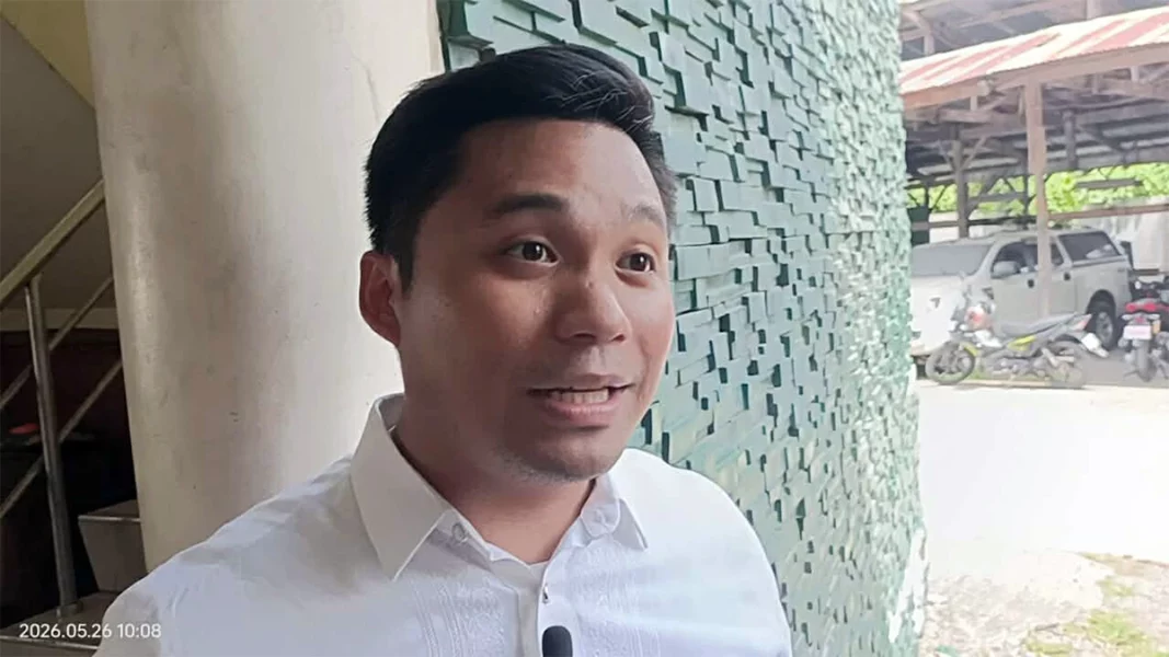 Legal counsel Atty. Ralph Metrillo representing the concerned Xavier University alumni coalition during a Department of Environment and Natural Resources Region 10 land dispute preliminary hearing in Cagayan de Oro City.