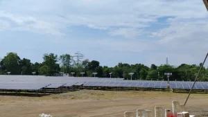 The inauguration ceremony of the first integrated utility-scale solar power facility inside the PHIVIDEC Industrial Estate in Tagoloan, Misamis Oriental.