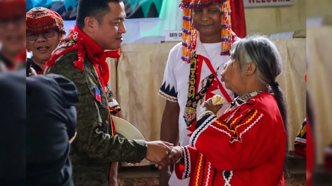 Higaonon tribal chieftains and elders gathered at the Impasugong Municipal Dome for a formal declaration rejecting insurgency and promoting peace.