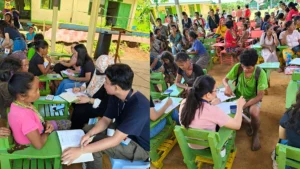 DSWD Field Office X case managers holding localized counseling sessions with 4Ps families during Brigada Eskwela in Northern Mindanao.