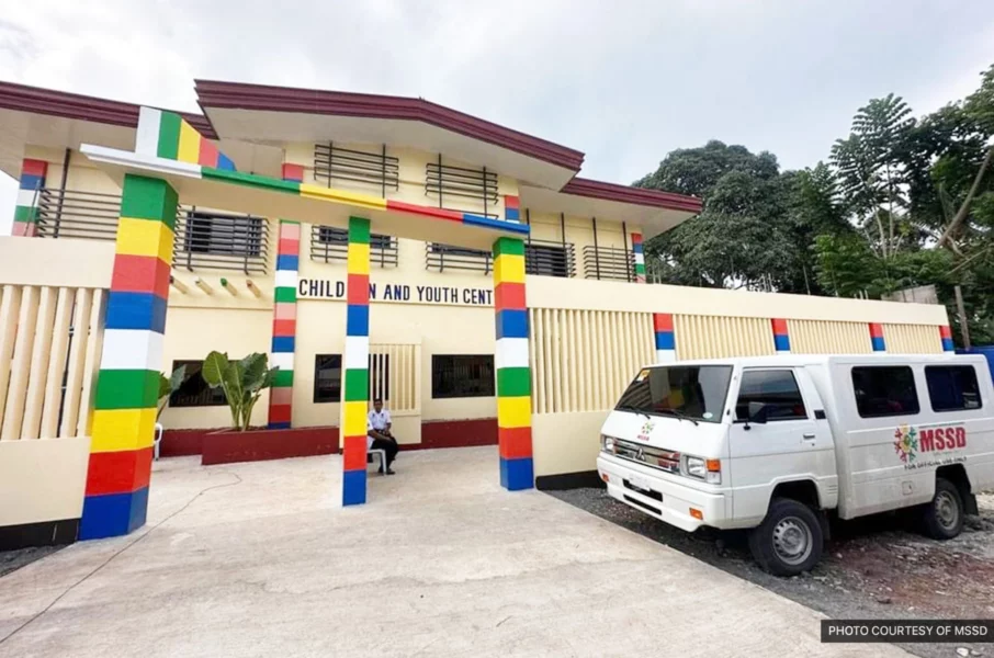 An exterior view of a Bahay Pag-asa juvenile intervention and support facility designated for the rehabilitation of children in conflict with the law.