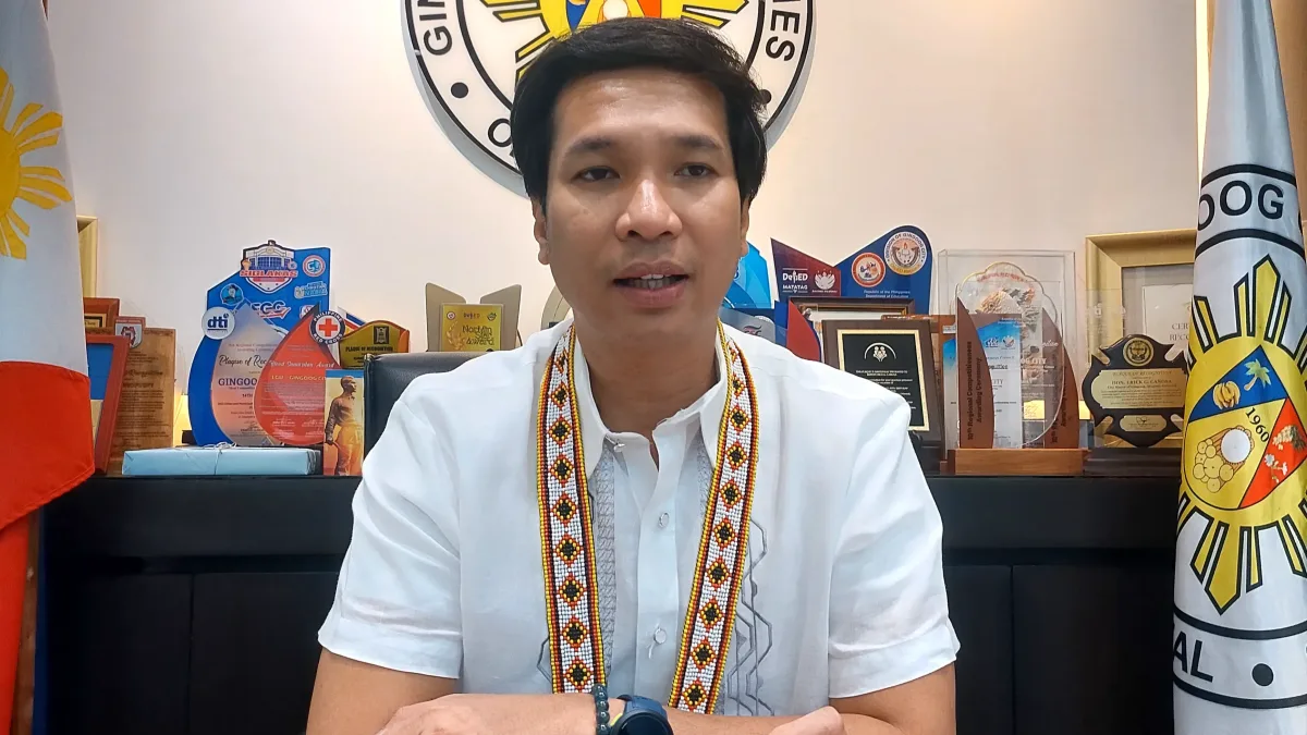 Gingoog City Mayor Erick G. Cañosa during an interview on July 13 inside the Mayor's Office at the Gingoog People's Palace. Photo by Edwin Iyo.