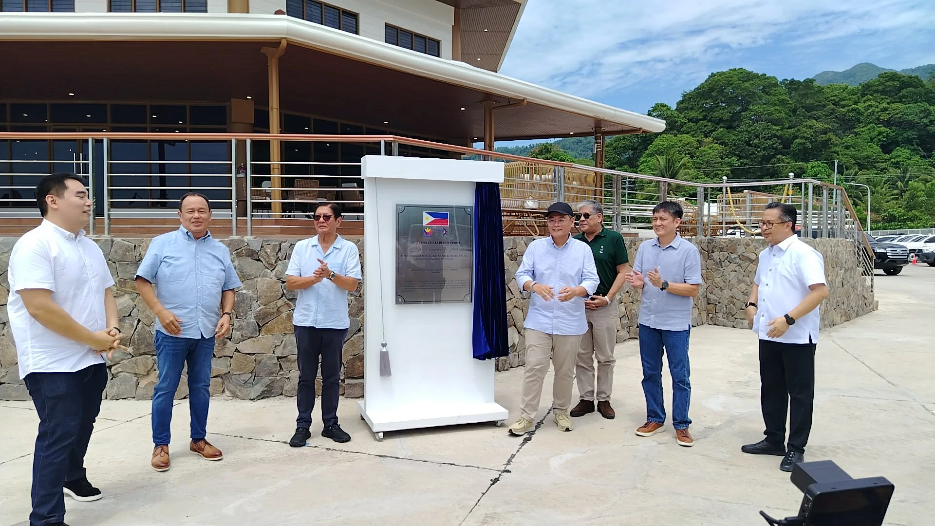 BETTER GATEWAY TO CAMIGUIN. President Ferdinand R. Marcos Jr. inaugurates the Benoni Port Light Craft Landing Station in Mahinog, Camiguin on July 13. The country's first Light Craft Landing Station in a Philippine Ports Authority-managed port is expected to improve sea travel, strengthen emergency response, and support the island province's growing tourism industry. Photo by Shiela Mae Butlig