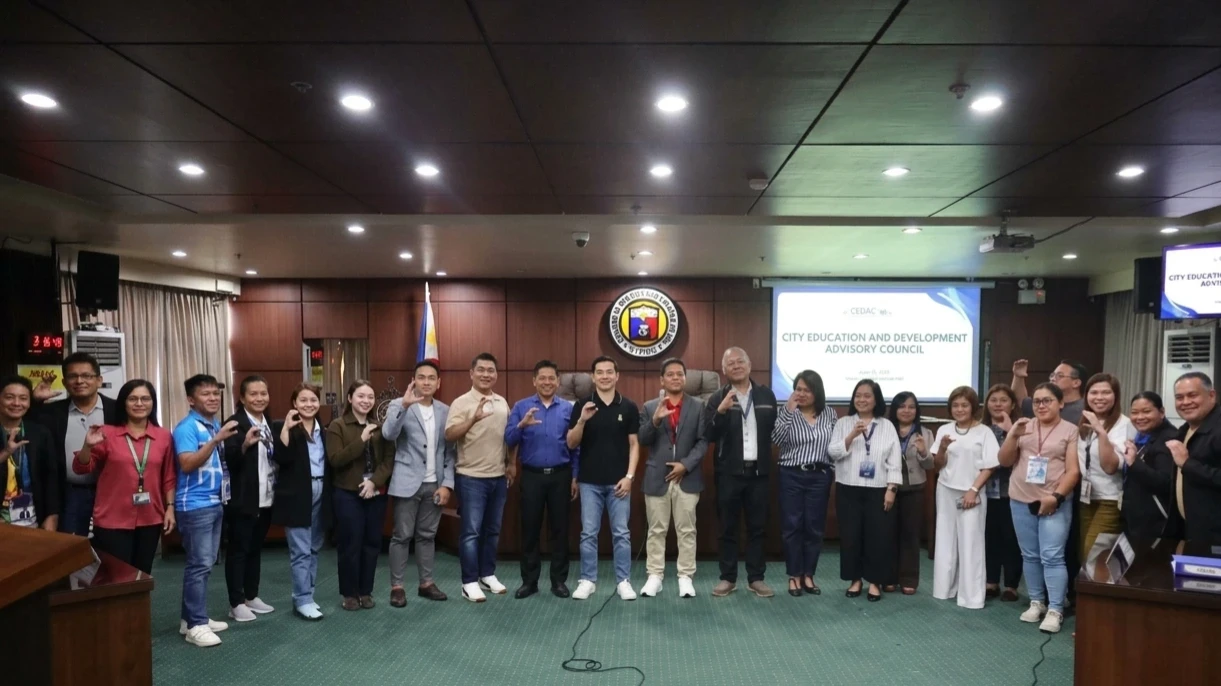 EDUCATION REFORMS. Members of the City Education and Development Advisory Council (CEDAC) gather at the Cagayan de Oro City Council Session Hall on July 28 after endorsing key education initiatives, including proposed barangay reading centers, a special needs intervention center for children, expanded technical skills training, and learning recovery programs aimed at improving educational outcomes for Kagay-anon learners. (Photo courtesy of Cagayan de Oro City Information Office)