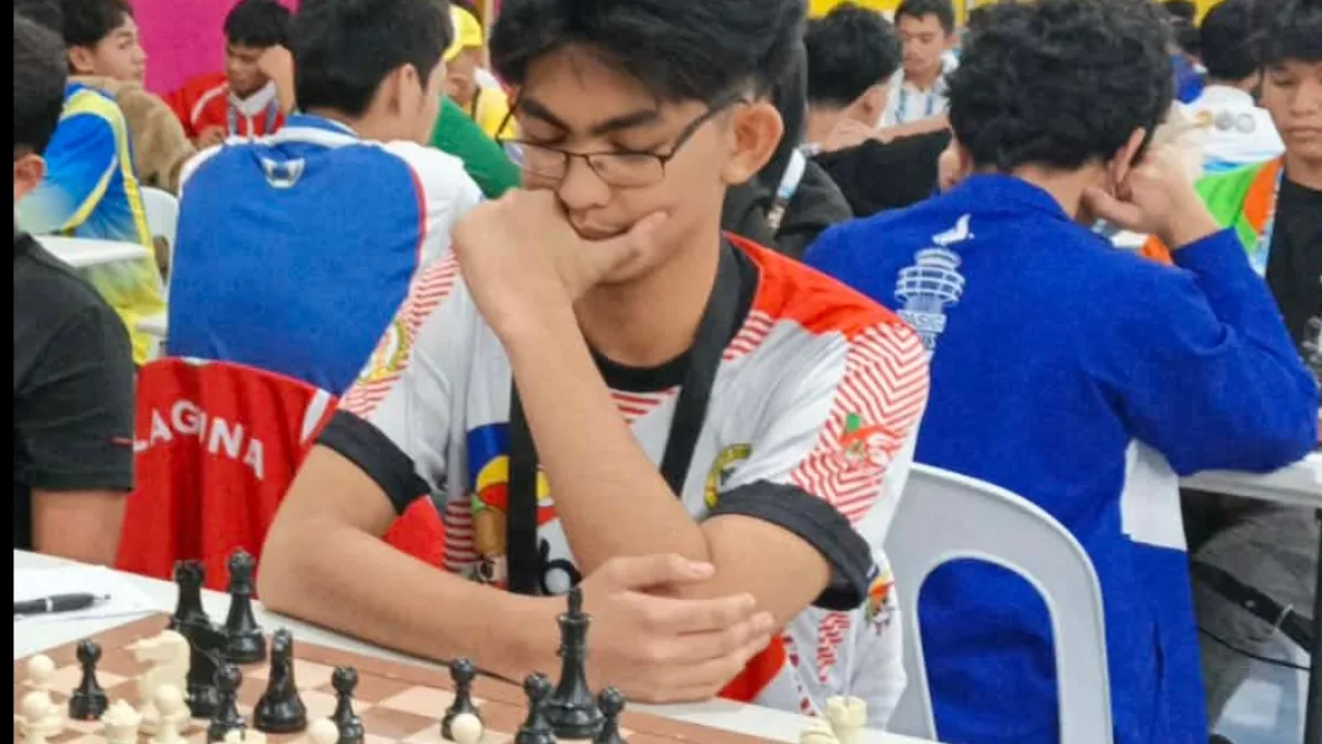 Davao native and International Master Christian Gian Karlo Arca represents Mindanao's top junior contingent at the Ozamiz Chess Open. The high-profile tournament has drawn elite regional master minds to Misamis Occidental, highlighting the growth of grassroots chess infrastructure in Northern Mindanao. (Photo by Lynde Salgados)