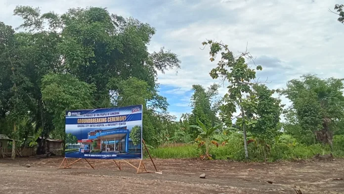 Construction will soon begin on the Gingoog City United Hospital and Maternity Care Facility inside the proposed two-hectare City Medical Hub in Barangay 25, Gingoog, Misamis Oriental. The project will bring a new 50-bed public healthcare facility and specialized maternity services to local residents. (Photo by Edwin Iyo)