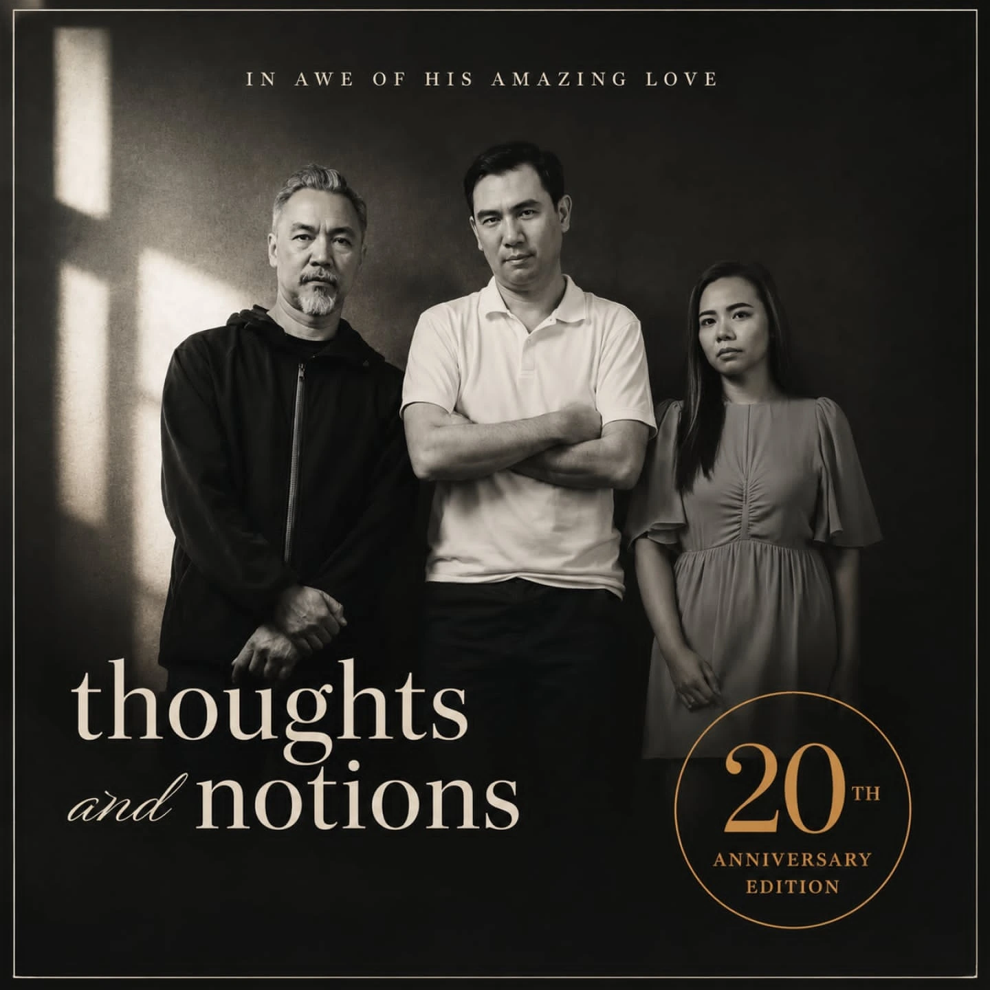 Cagayan de Oro's inspirational power pop band Thoughts And Notions releases the official cover art for its upcoming 20th anniversary celebration and the launch of In Awe of His Amazing Love (20th Anniversary Edition). (Supplied photo)