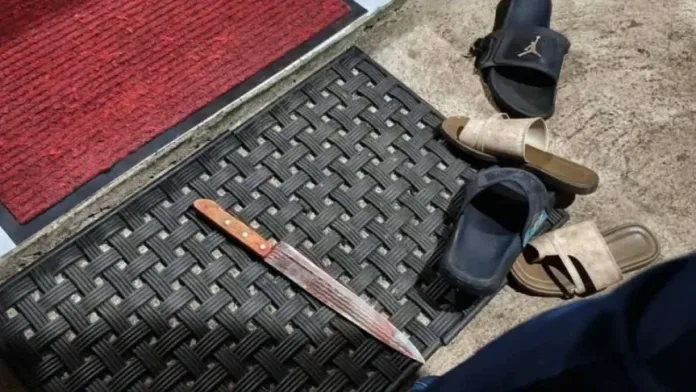 MURDER WEAPON RECOVERED. A 16-inch kitchen knife allegedly used in the fatal stabbing of a 47-year-old man in Barangay Kauswagan, Lagonglong, Misamis Oriental on July 13 is now in the custody of the Lagonglong Municipal Police Station as evidence in the ongoing investigation. The 38-year-old suspect voluntarily surrendered to police shortly after the incident. (Photo courtesy of the Misamis Oriental Provincial Police Office)