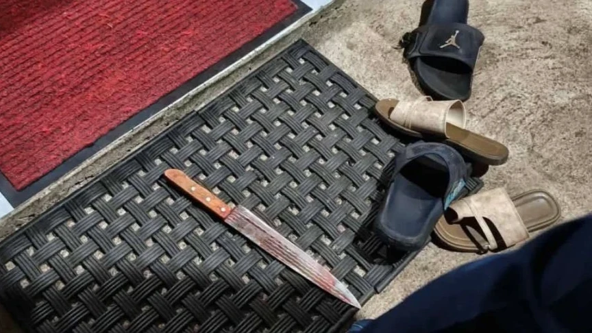 MURDER WEAPON RECOVERED. A 16-inch kitchen knife allegedly used in the fatal stabbing of a 47-year-old man in Barangay Kauswagan, Lagonglong, Misamis Oriental on July 13 is now in the custody of the Lagonglong Municipal Police Station as evidence in the ongoing investigation. The 38-year-old suspect voluntarily surrendered to police shortly after the incident. (Photo courtesy of the Misamis Oriental Provincial Police Office)