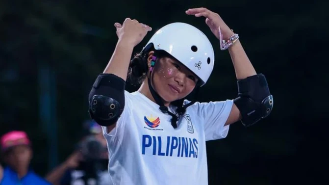 Representing the Philippines on the global stage, teen skater Mazel Paris Alegado builds on her regional legacy with back-to-back gold finishes on the European circuit, inspiring a new generation of grassroots extreme sports athletes across the country. (Photo courtesy of Philippine Olympic Committe)