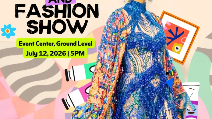 The event poster for the "POP OFF" art and haute couture showcase announces a public presentation at the ground level Event Center of SM CDO Downtown in Cagayan de Oro City. The July 12, 2026, exhibition marks a continuing regional initiative to showcase northern Mindanao fashion designers. (Supplied Image)