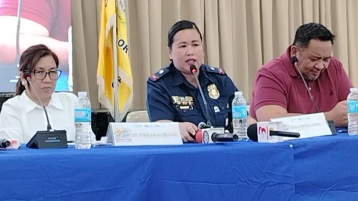 SCHOOL THREAT POSTS. COCPO spokesperson Police Major Emelita Simeon said some social media posts alleging threats against Cagayan de Oro schools were cropped, edited and reposted from other areas. Police have stepped up school visits and dialogues to address concerns and reassure parents, teachers and students. (Photo by Shiela Mae Butlig)