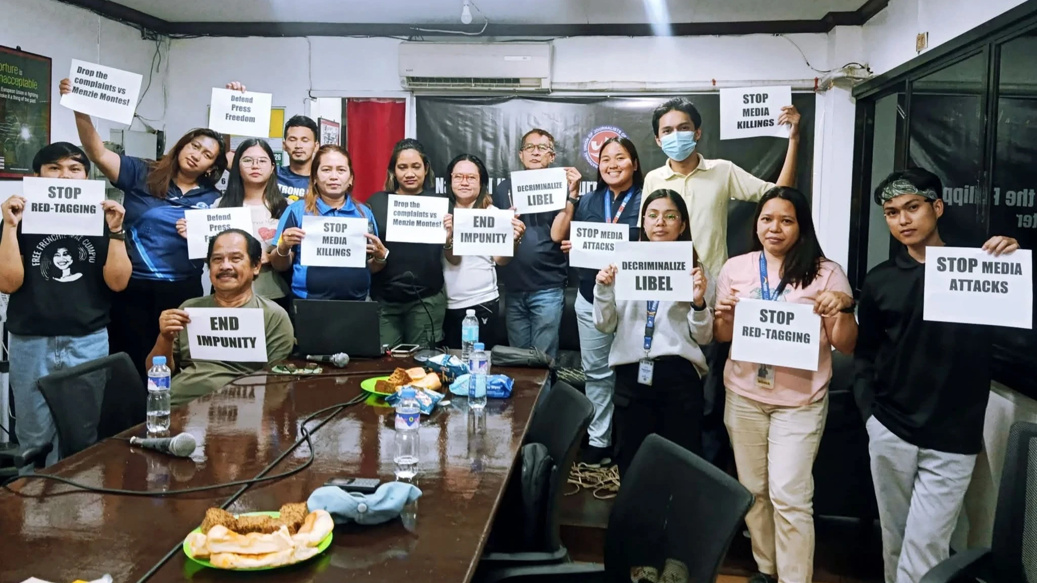 Members of the National Union of Journalists of the Philippines (NUJP) Cagayan de Oro Chapter announce plans to focus on the unresolved killing of blocktime anchor Federico "Ding" Gempesaw during this year’s International Day to End Impunity for Crimes Against Journalists on Nov. 2. The initiative aims to renew public calls for justice in one of Northern Mindanao’s long-standing media killing cases. (Photo courtesy of NUJP-CDO Chapter)