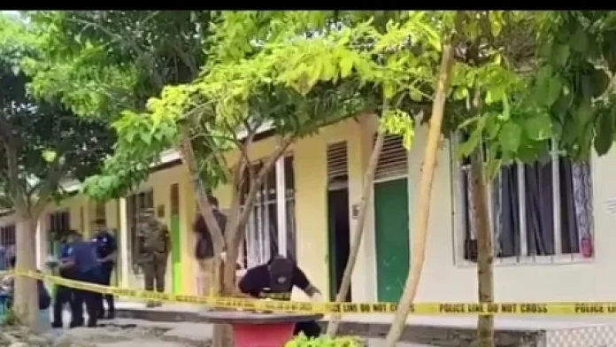 Law enforcement agencies cordon off Banga National High School in Banga, South Cotabato, following a school shooting on Sept. 18, 2026. South Cotabato Gov. Reynaldo Tamayo Jr., Mayor Albert Palencia, and DILG Secretary Jonvic Remulla are overseeing investigations into firearm access and school safety protocols across SOCSKSARGEN and Mindanao. (Photo supplied)