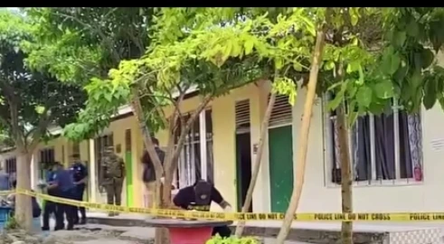 Law enforcement agencies cordon off Banga National High School in Banga, South Cotabato, following a school shooting on Sept. 18, 2026. South Cotabato Gov. Reynaldo Tamayo Jr., Mayor Albert Palencia, and DILG Secretary Jonvic Remulla are overseeing investigations into firearm access and school safety protocols across SOCSKSARGEN and Mindanao. (Photo supplied)