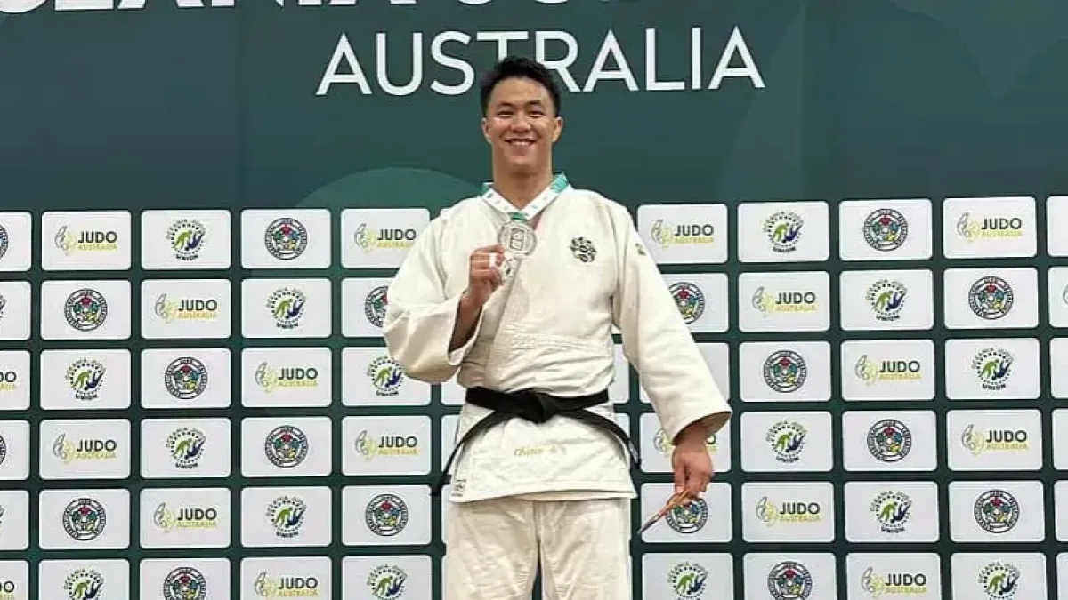 Davao City native Chino Sy Tancontian captures gold at the 2026 Perth International Open at the Gold Netball Centre in Western Australia. Supported by the Philippine Olympic Committee and Philippine Sports Commission, the judoka was also named Male Sports Hero of the Year in Davao City ahead of the 20th Asian Games in Aichi-Nagoya, Japan. (Photo courtesy of the Philippine Olympic Committee)