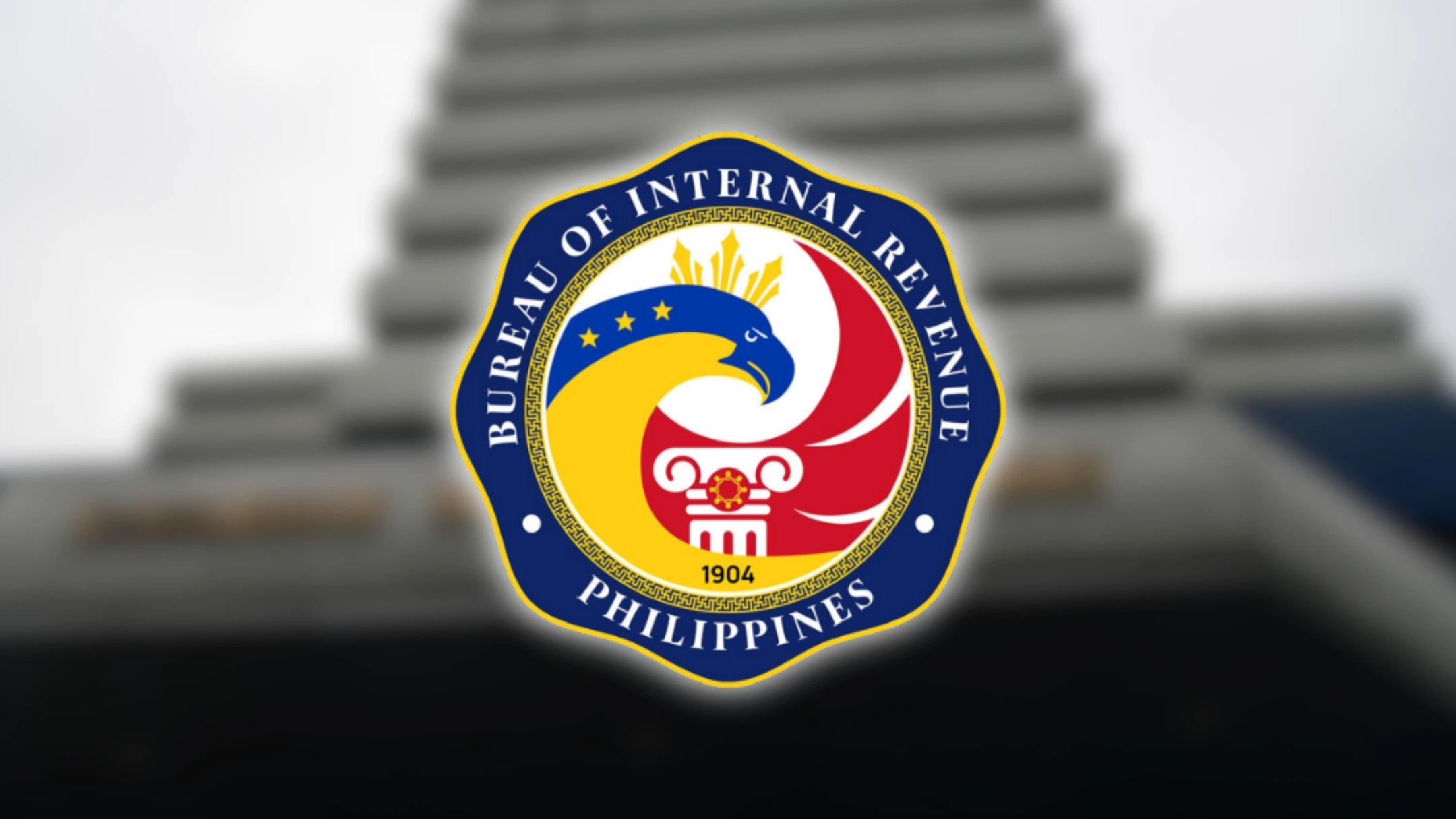 TAX AUDIT SCRUTINY. The official seal of the Bureau of Internal Revenue (BIR) is displayed against an administrative building background as Northern Mindanao entrepreneurs raise concerns following Senate testimony by Philippine Chamber of Commerce and Industry (PCCI) NCR Vice President Yolanda dela Cruz regarding alleged extortion schemes tied to Letters of Authority (LOAs).  (File photo)