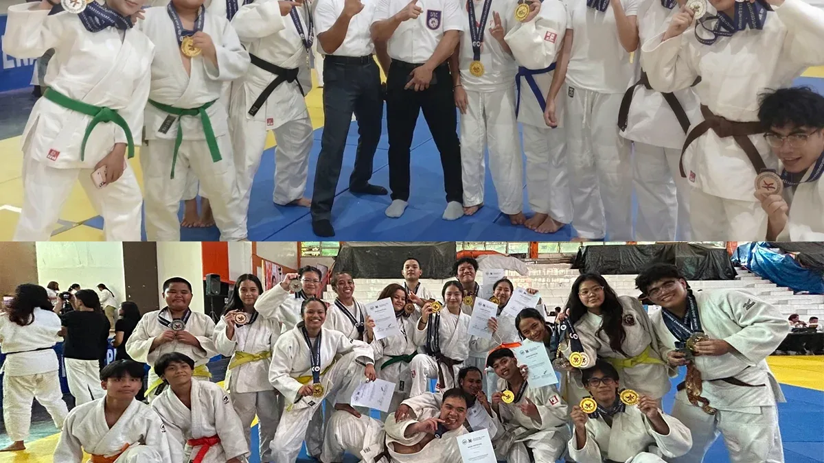 TEAM PRIDE. Jigoro Kano Judo Lab athletes celebrate their gold, silver and bronze finishes at the 2026 Philippine National Kata and Team Judo Championships held Aug. 21–23 at Nazareth Gymnasium in Cagayan de Oro City. (Photo courtesy of John Philip Lubaton/Euana Tagapulot)