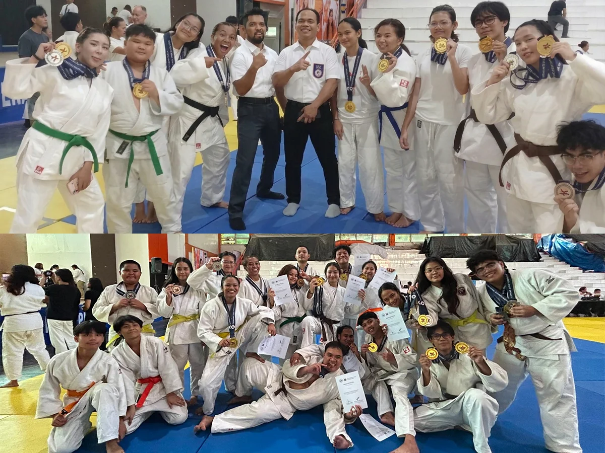 TEAM PRIDE. Jigoro Kano Judo Lab athletes celebrate their gold, silver and bronze finishes at the 2026 Philippine National Kata and Team Judo Championships held Aug. 21–23 at Nazareth Gymnasium in Cagayan de Oro City. (Photo courtesy of John Philip Lubaton/Euana Tagapulot)