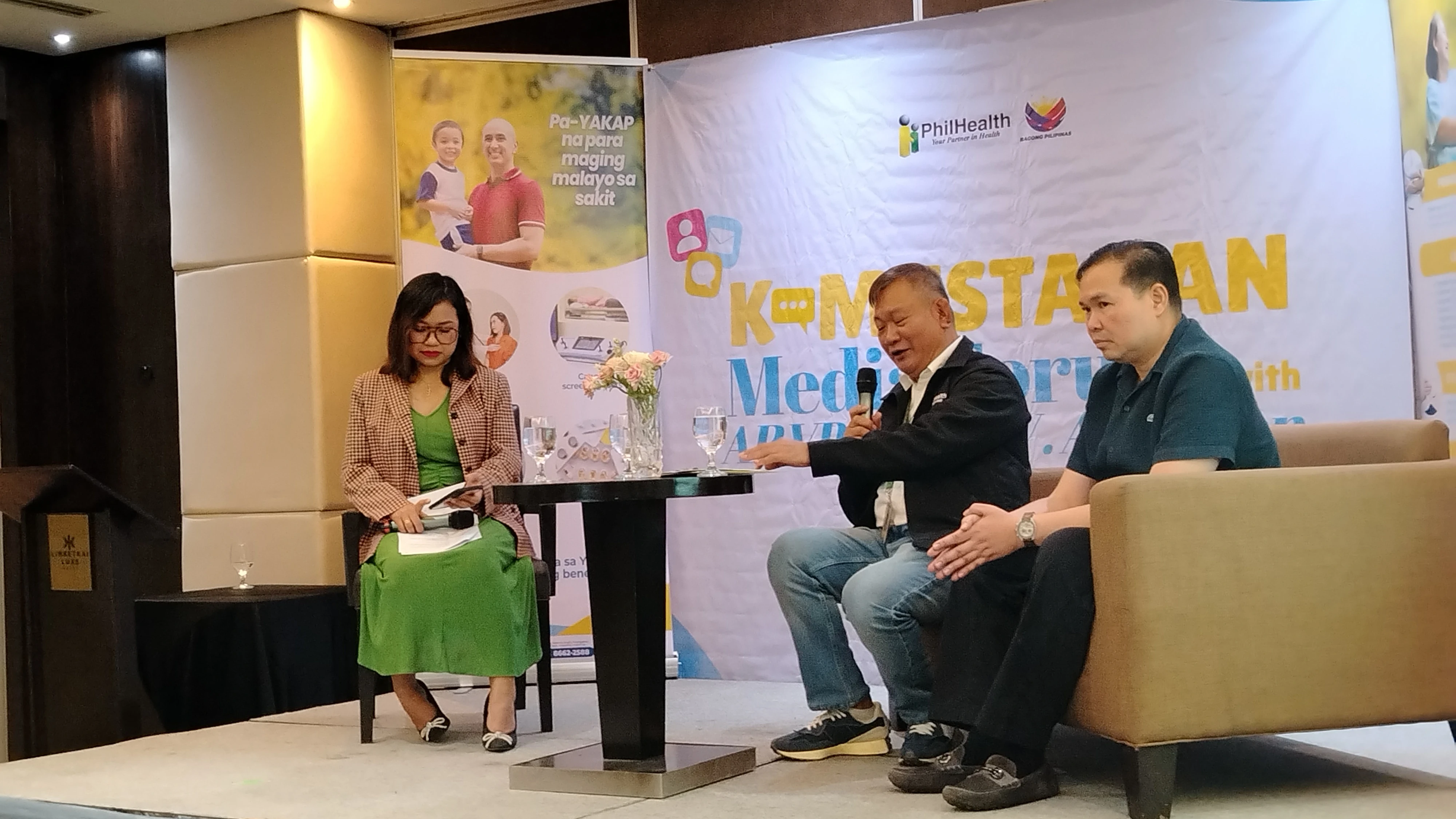 PLAN AHEAD. PhilHealth-10 Acting Regional Vice President Henry Almanon urges members to update their membership records and enroll in the YAKAP program before a medical emergency arises during a press conference in Cagayan de Oro City on Wednesday. He said updated records can help members avoid delays when seeking health services. Photo by Shiela Mae Butlig